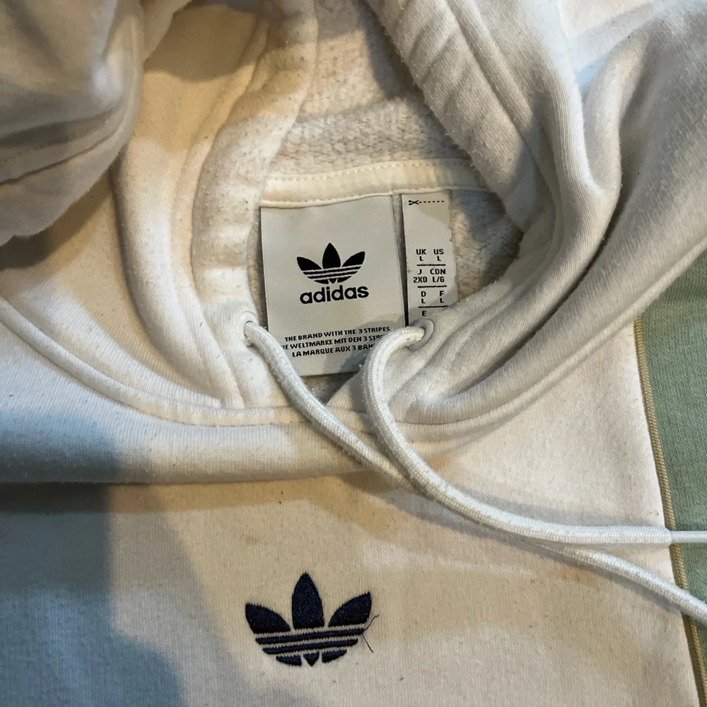 Adidas originals Hirchlocker White and green Hoodie